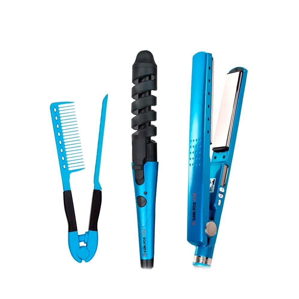 Set de Plancha , Onduladora y Peine🔥